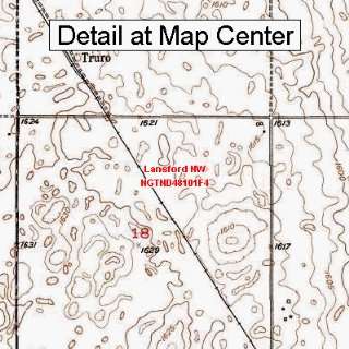  USGS Topographic Quadrangle Map   Lansford NW, North 