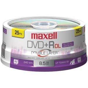  Maxell 634081 Dvd+Rdls (25 Ct Spindle) (Audio/Tape 
