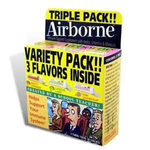  Airborne   Dietary Supplement, Orange, Lemon, Grapefruit 