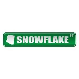     SNOWFLAKE ST  STREET SIGN USA CITY ARIZONA