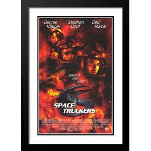 Space Truckers 20x26 Framed and Double Matted Movie Poster 