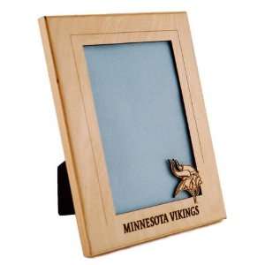   Minnesota Vikings 5x7 Vertical Wood Picture Frame