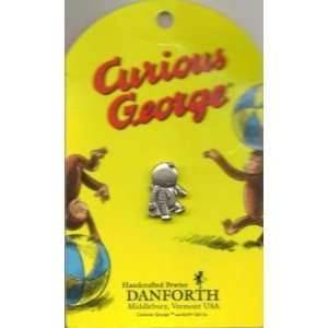   Danforth Pewter Curious George Spaceman Scatter Pin 