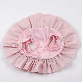 Baby Girls 3 layers Ruffle Bloomers Nappy Cover Pant Skirt + Flower 