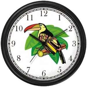  Toucan Bird Animal Wall Clock by WatchBuddy Timepieces 