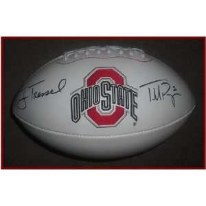 Terrell Pryor Signed Ohio State Logo Football