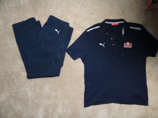 PUMA Red Bull Racing Team Polo and Cargo Pants  
