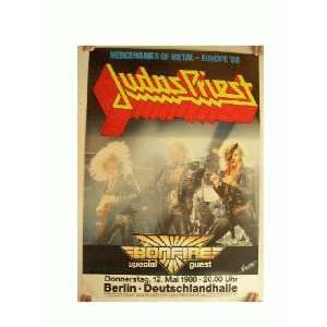  Judas Priest Concert Poster German Tour 