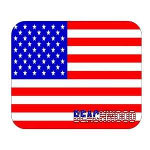  US Flag   Beachwood, Ohio (OH) Mouse Pad 