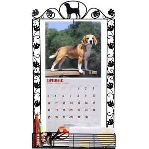  Beagle Metal Calendar Frame 