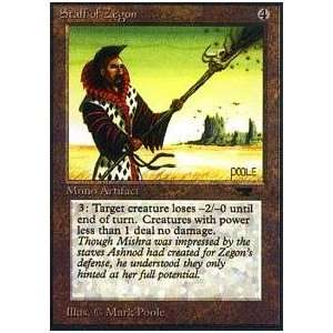  Magic the Gathering   Staff of Zegon   Antiquities Toys 