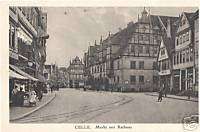 Germany postcard Celle market and city hall (91555)  