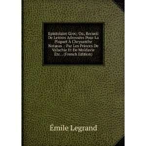   Et De Moldavie Etc. . (French Edition) Ã?mile Legrand Books