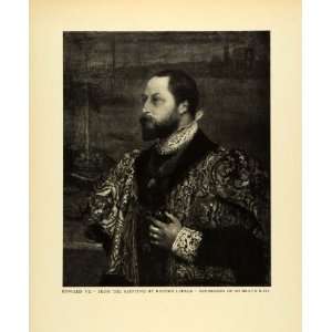  1925 Print King Edward VII England London Bastien Lepage 