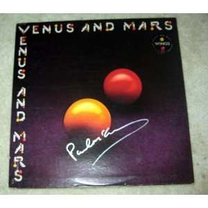   beatles AUTOGRAPHED signed VENUS & MARS record  