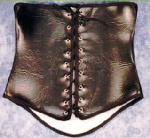 fun stuff renaissance pirate or peasant black vinyl costume corset