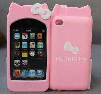   Silicone Case Hello Kitty Soft Cover Case For Ipod touch 4 4G  
