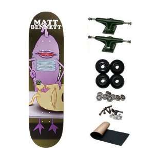  Toy Machine Matt Bennett Tormentor 8.25 Skateboard 