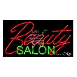 Beauty Salon LED Sign 17 inch tall x 32 inch wide x 3.5 inch deep 