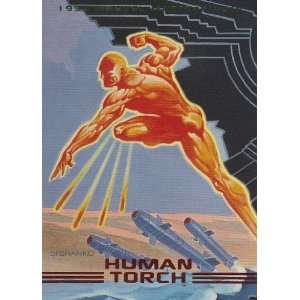  Human Torch #2 (1993 Marvel Masterpieces Trading Card 