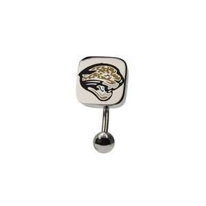  Jacksonville Jaguars NFL Top Down Belly Ring Jewelry