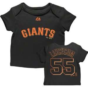  Tim Lincecum San Francisco Giants Newborn Black Name and 