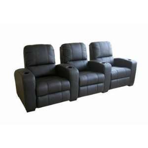  3 Seat Broadway Black Theatre Sectional 
