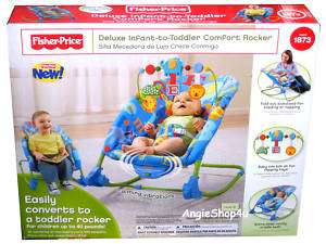 FISHER PRICE DELUXE INFANT TO TODDLER ROCKER CHAIR 1873  