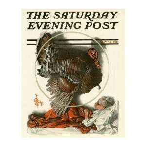  Joseph Christian Leyendecker   Turkey Dreams, 1917 Giclee 