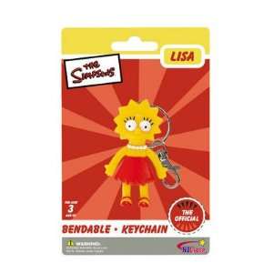  Simpsons Lisa Simpson Bendable Keychain