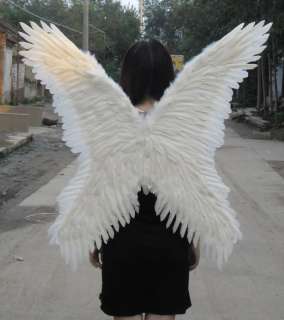 White Angel Feather Wings as Halloween 80cm×80cm  