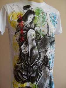 Emperor Eternity Japanese Geisha Men Tattoo T shirt M L  