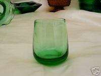 Fire King Forest Green Juice Glass 2 3/4 Tall  