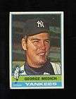 signed 1976 topps doc medich baseba $ 12 95  