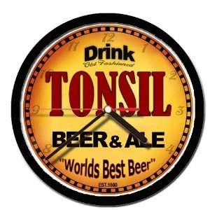  TONSIL beer and ale cerveza wall clock 