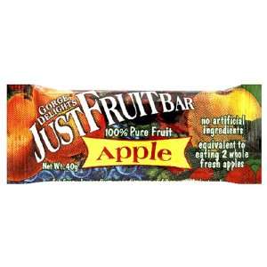 Gorge Delights JustFruit Bars, Apple, 16 Count 1.4 Ounce Bars