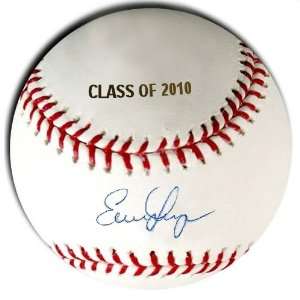  Evan Longoria Signed Baseball   Class of 2010 Engraved 