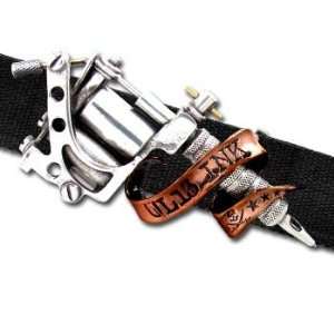  Tattoo Gun Belt Buckle and Web Belt   Made with Fine 