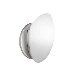  Bellona One Light Wall Sconce in Brushed Nickel Height 8 