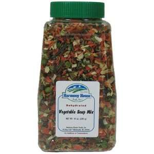 Harmony House Foods Dried Vegetable Soup Mix (10 oz, Quart Size Jar 