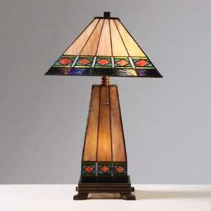  Mission Style Lighted Base Table Lamp