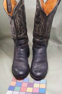 Tony Lama Vintage 1982 Gray Leather 8 D Mens Western Boots  