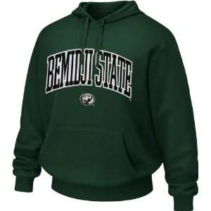 Bemidji State Green Tackle Twill Hooded Sweatshirt  Sports 