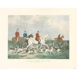  Earl Of Derbys Stag Hounds (Canv)    Print