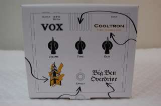 VOX / COOLTRON BIG BEN OVERDRIVE 12AU7 tube Effects PEDAL MADE IN 