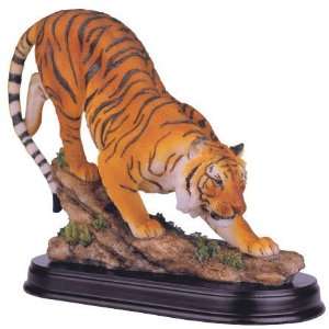 Bengal Tiger Collectible Wild Cat Animal Decoration Figurine Statue