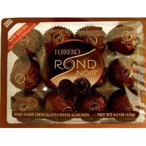 Ferrero Rondnoir Fine Dark Chocolates with Almonds   NEW RECIPE (Pack 
