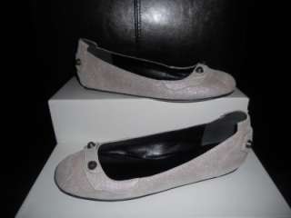 Balenciaga ARENA Metallic Stud Ballerina Flat Shoes 37  
