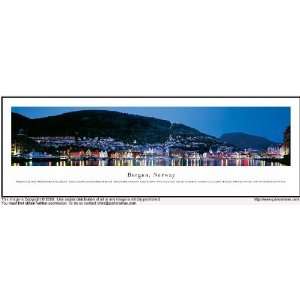 Bergen, Norway 13.5x40 Panoramic Photo 