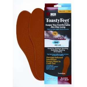 MCR Safety CTFM Toasty Feet Mens Shoe insoles Infused with Aerogel for 